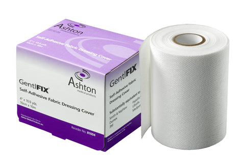 Gentl-Fix - Self Adhesive Fabric Dressing Cover - Roll - 4" wide